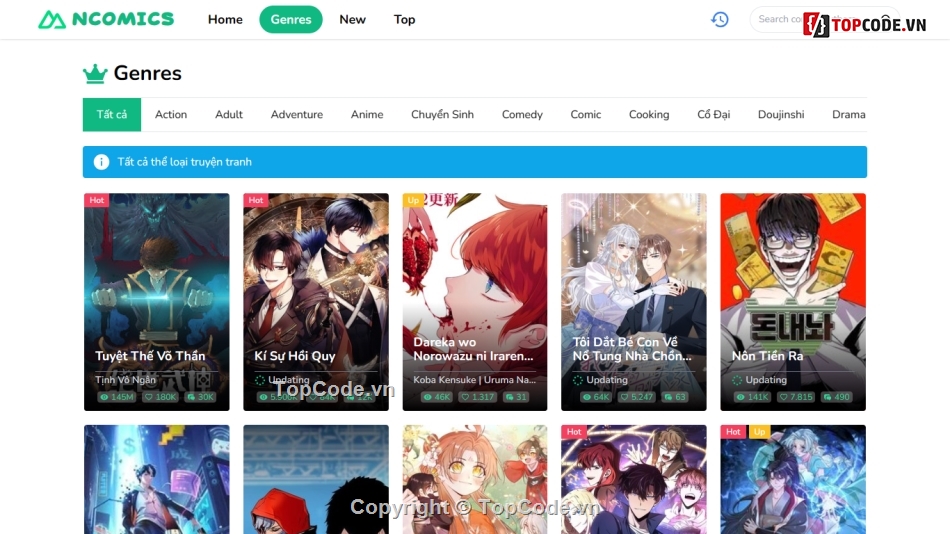 Web đọc truyện,truyện tranh,share code web truyện tranh,web đọc truyện tranh,share code web,share code web đọc truyện tranh full chức năng